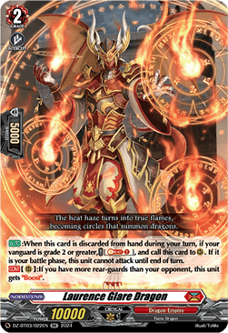 Laurence Glare Dragon [D-Format] (V.1 - Double Rare) - Dimensional Transcendence