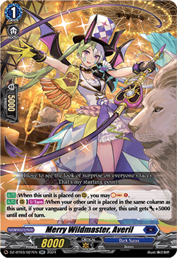 Merry Wildmaster, Averil [D-Format] (V.1 - Double Rare) - Dimensional Transcendence