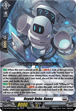 Repair Robo, Runny [D-Format] (V.1 - Double Rare) - Dimensional Transcendence