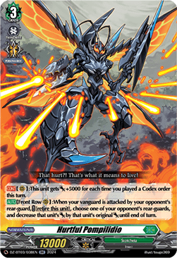 Hurtful Pompilidio [D-Format] (V.1 - Double Rare) - Dimensional Transcendence