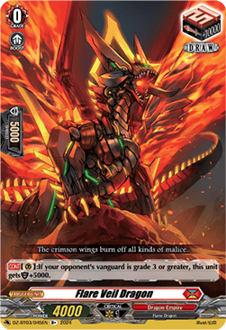 Flare Veil Dragon [D Format] - Dimensional Transcendence