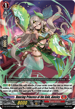 Dancing Princess of the Gale, Ainsley [D-Format] (V.1 - Rare) - Dimensional Transcendence