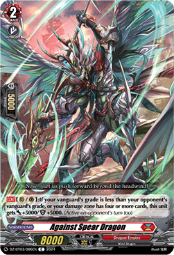 Against Spear Dragon [D-Format] - Dimensional Transcendence