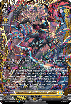 Poison Knight of Silence Undercover, Mordalion [D-Format] (V.2 - Double Frame Rare) - Dimensional Transcendence