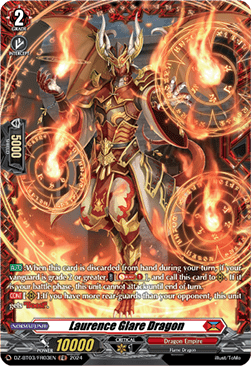 Laurence Glare Dragon [D-Format] (V.2 - Frame Rare) - Dimensional Transcendence