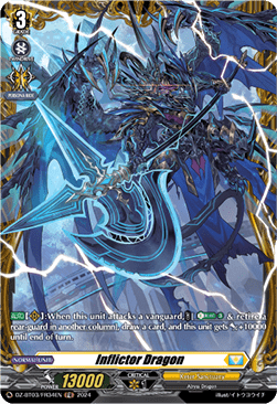 Inflictor Dragon [D-Format] (V.2 - Frame Rare) - Dimensional Transcendence