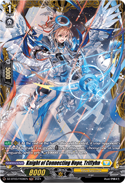 Knight of Connecting Hope, Triffyhn [D-Format] (V.2 - Frame Rare) - Dimensional Transcendence