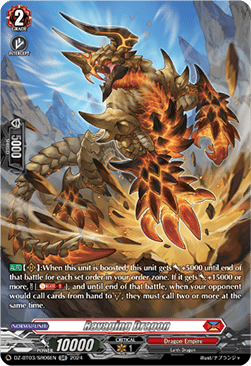 Ravaging Dragon [D-Format] (V.3 - Silver Rare) - Dimensional Transcendence