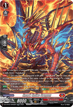 Spark Spike Dragon [D-Format] (V.3 - Silver Rare) - Dimensional Transcendence