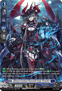 Illusory Lantern Demonic Lady, Forcalor [D-Format] (V.3 - Silver Rare) - Dimensional Transcendence