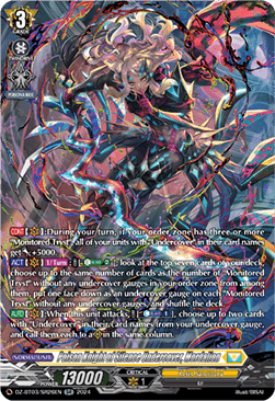 Poison Knight of Silence Undercover, Mordalion [D-Format] (V.4 - Silver Rare) - Dimensional Transcendence