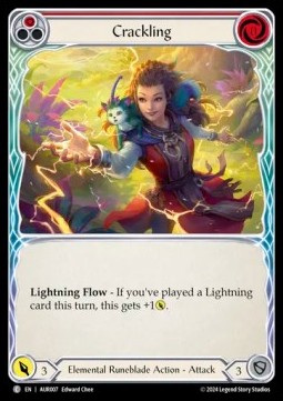 Crackling (Red) (Regular) - First Strike: Aurora