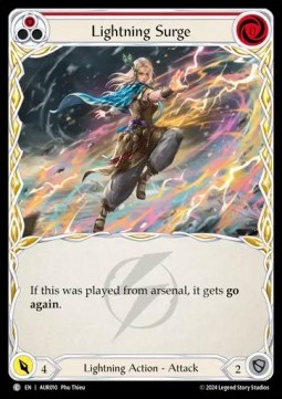 Lightning Surge (Red) (Regular) - First Strike: Aurora