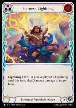 Harness Lightning (Red) (Regular) - First Strike: Aurora