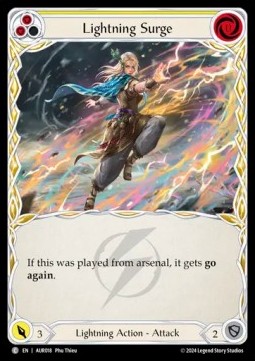 Lightning Surge (Yellow) (Regular) - First Strike: Aurora