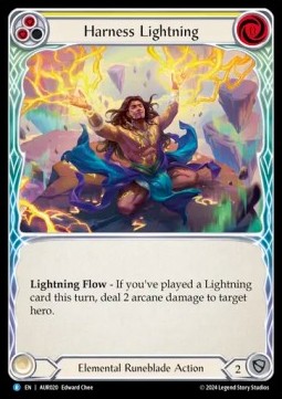 Harness Lightning (Yellow) (Regular) - First Strike: Aurora