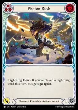 Photon Rush (Blue) (Regular) - First Strike: Aurora