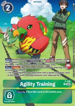 Agility Training (P-106) - Starter Deck: Guardian Vortex