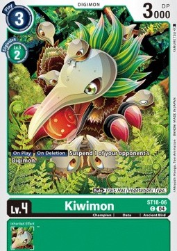 Kiwimon (ST18-06) - Starter Deck: Guardian Vortex