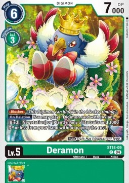 Deramon (ST18-09) - Starter Deck: Guardian Vortex