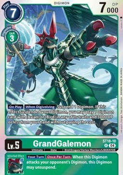 GrandGalemon (ST18-10) - Starter Deck: Guardian Vortex