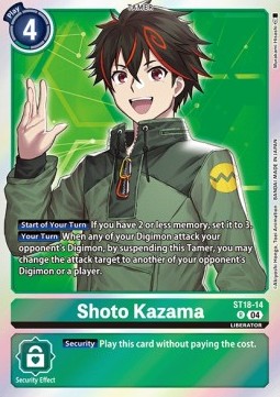 Shoto Kazama (ST18-14) - Starter Deck: Guardian Vortex