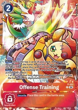 Offense Training (P-103) - Starter Deck: Fable Waltz