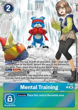 Mental Training (P-104) - Starter Deck: Fable Waltz