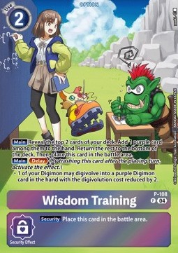 Wisdom Training (P-108) - Starter Deck: Fable Waltz