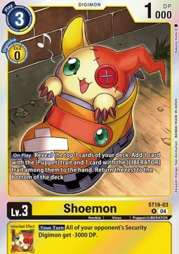 Shoemon (ST19-03) - Starter Deck: Fable Waltz