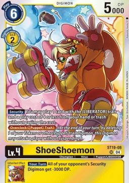 ShoeShoemon (ST19-08) - Starter Deck: Fable Waltz