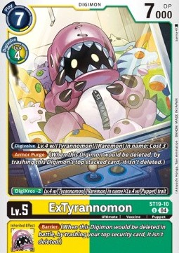 ExTyrannomon (ST19-10) - Starter Deck: Fable Waltz
