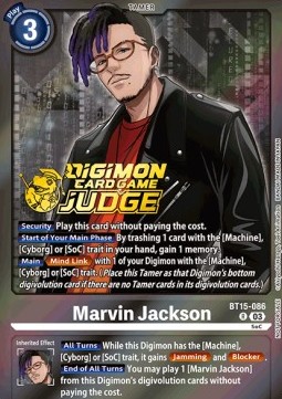 Marvin Jackson (BT15-086) - Judge Promos