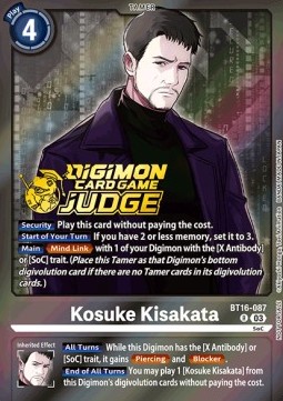 Kosuke Kisakata (BT16-087) - Judge Promos
