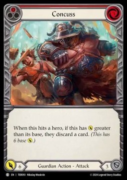 Concuss (Red) (Regular) - First Strike: Terra