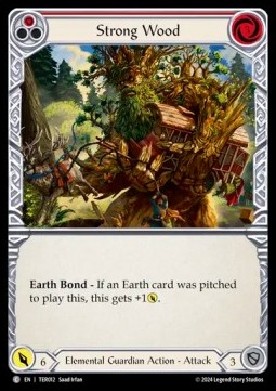 Strong Wood (Red) (Regular) - First Strike: Terra