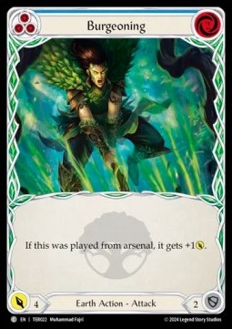 Burgeoning (Blue) (Regular) - First Strike: Terra