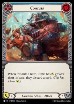 Concuss (Blue) (Regular) - First Strike: Terra
