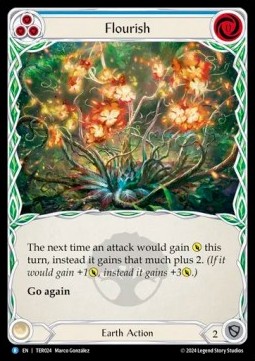 Flourish (Blue) (Regular) - First Strike: Terra