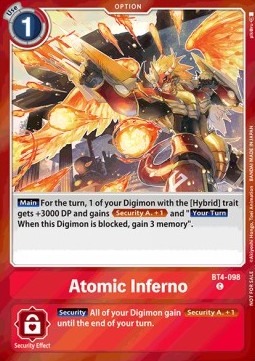 Atomic Inferno (BT4-098) - Event Pack 7
