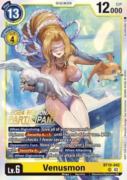 Venusmon (BT10-042) (V.1) - Championship 2024 Promos