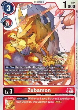 Zubamon (P-097) (V.1) - Championship 2024 Promos