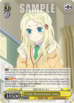 Fully Determined, Lucy (V.2 - Super Rare) - Ayakashi Triangle
