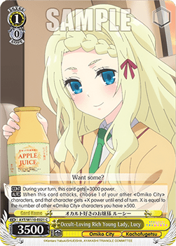 Occult-Loving Rich Young Lady, Lucy - Ayakashi Triangle