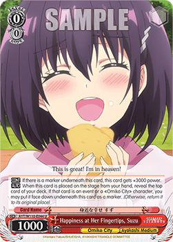 Happiness at Her Fingertips, Suzu - Ayakashi Triangle