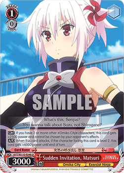 Sudden Invitation, Matsuri (V.1 - Uncommon) - Ayakashi Triangle