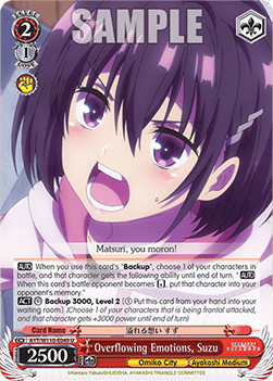Overflowing Emotions, Suzu - Ayakashi Triangle