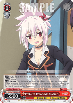 Problem Resolved? Matsuri - Ayakashi Triangle