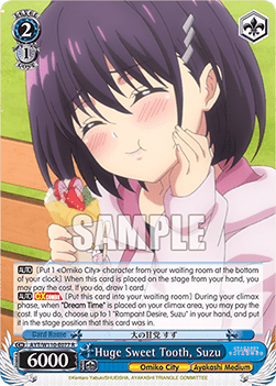 Huge Sweet Tooth, Suzu (V.1 - Rare) - Ayakashi Triangle