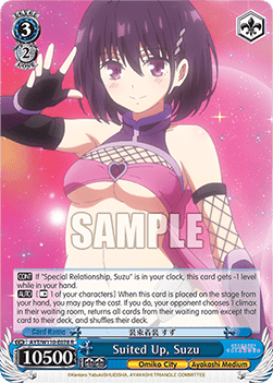 Suited Up, Suzu (V.1 - Rare) - Ayakashi Triangle